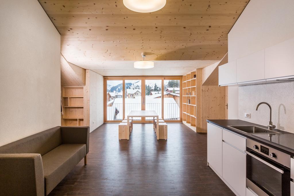 Albergue Nova Casa Spinatscha Sedrun Exterior foto